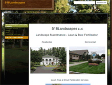 Tablet Screenshot of 518landscapes.com